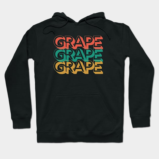 Retro Grape Hoodie by Rev Store